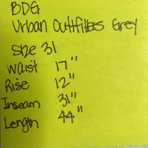 BDG‎ Urban Outfitters Red Stitch Utility Pants Size 31 Gray Straight Fit - Picture 10 of 10